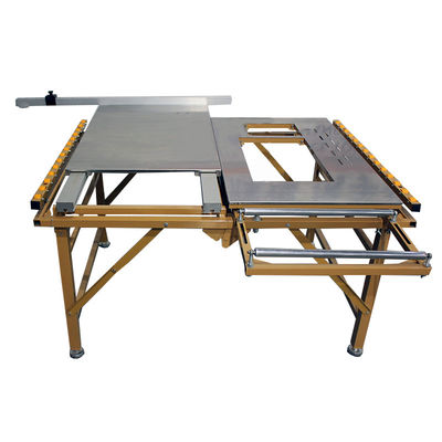 Facile à utiliser machine à cisailles de table coulissante pour la coupe de panneaux portables