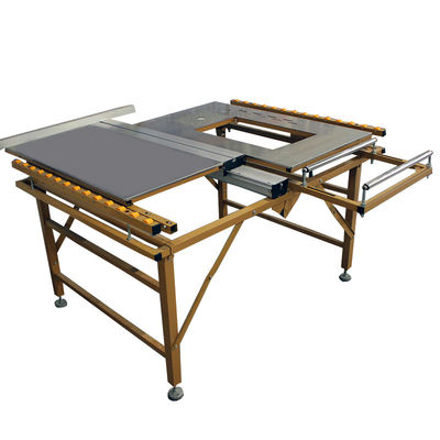 Facile à utiliser machine à cisailles de table coulissante pour la coupe de panneaux portables