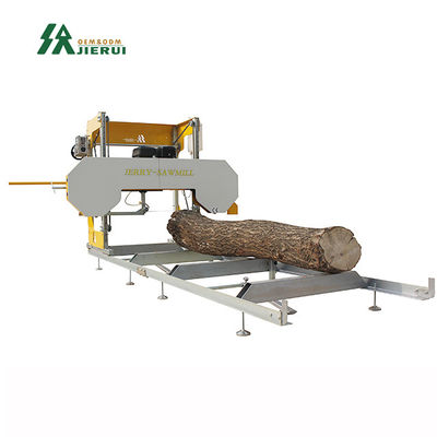 2000 kg de poids machines à scier le bois avec 36 pouces de bande Sawmill moteur diesel