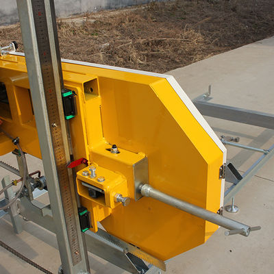 2000 kg de poids machines à scier le bois avec 36 pouces de bande Sawmill moteur diesel
