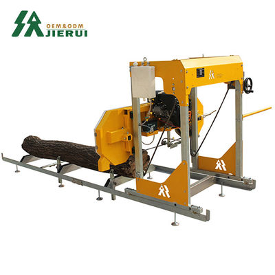 2000 kg de poids machines à scier le bois avec 36 pouces de bande Sawmill moteur diesel