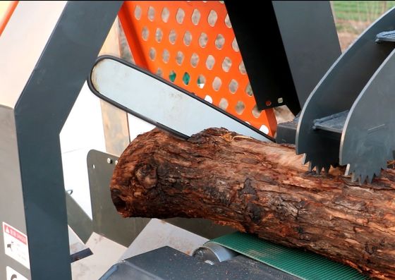 Partageur de bois de bois coupé 20T Traiteur de bois de chauffage avec diesel hydraulique