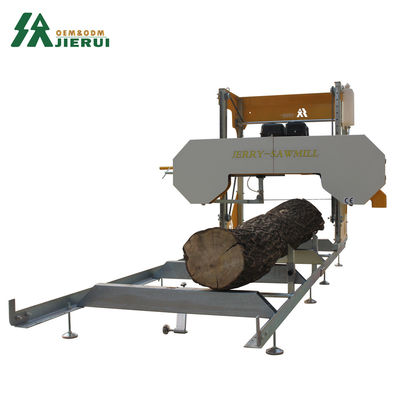 Travail du bois JIERUI Portable hydraulique automatique scierie électrique machine de coupe de bois