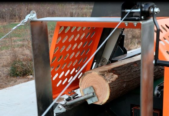 18 HP Splitter de bois à essence et déchiqueteuse pour couper les branches de bois