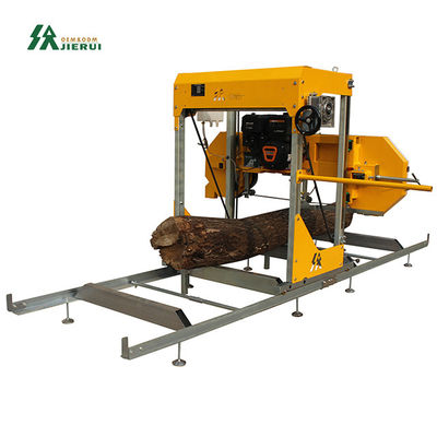 Moulin à scier portable JIERUI pour la scie à bande de coupe de bois et système hydraulique inclus