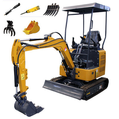 Poids de fonctionnement 1 tonne Mini-excavatrice La machine de déplacement de terre la plus populaire