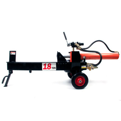 Coupe-bois à troncs enroulés avec élévateur de troncs horizontal et coupe-bois