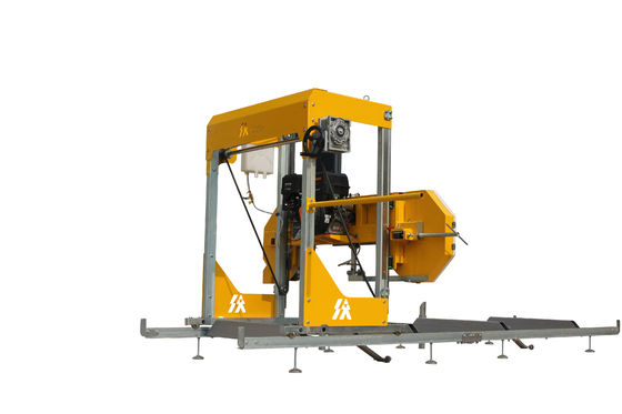 Machine de coupe de tronçonneuse à remorque portable pour la coupe de bois de précision sur tronçonneuse Jerry