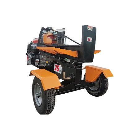 Disjoncteur hydraulique vertical horizontal portable de 25 tonnes pour tracteur à essence