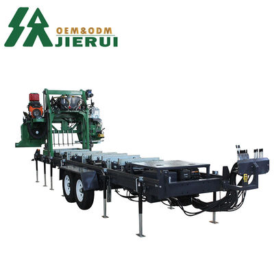 4500 KG à bande horizontale portable de type scie à bois pour machine de travail du bois de coupe du bois