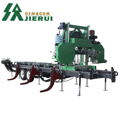 2024 JIERUI CNC automatique de tronc à bois portable scie à bande Sauvage à bande machines à voir avec CE