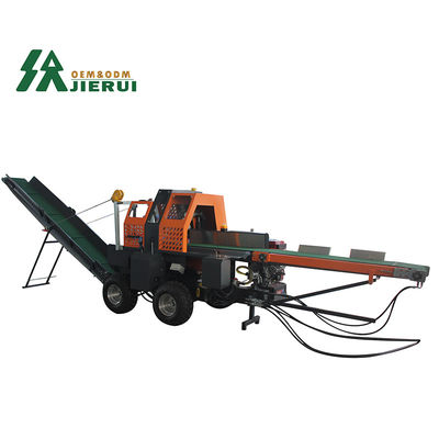 Accueil Traiteur de bois de chauffage JIERUI CE homologué Splitter horizontal rapide avec tronçonneuse