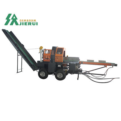Accueil Traiteur de bois de chauffage JIERUI CE homologué Splitter horizontal rapide avec tronçonneuse