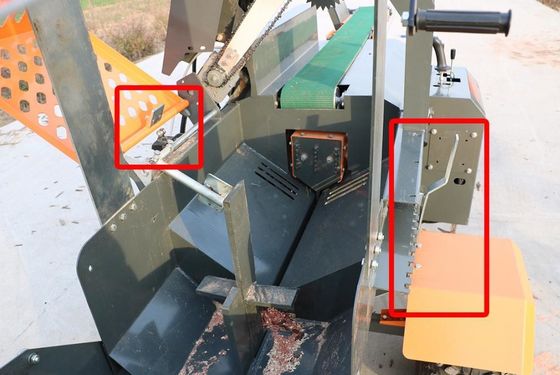 CE Splitter automatique de tronc de scie pour le traitement portable du bois de chauffage